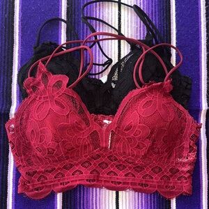 2pk Lace Bralette Set